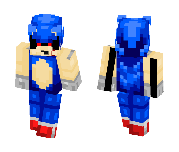 Sonic.exe (Request by Sonic___EXE) - Male Minecraft Skins - image 1