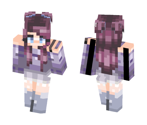 Starry Galaxy - Female Minecraft Skins - image 1
