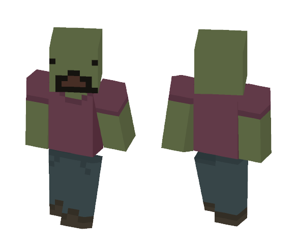Unturned Zombie - Male Minecraft Skins - image 1