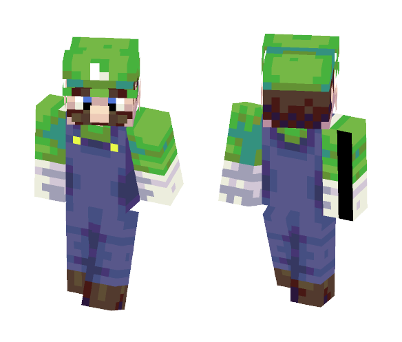 Luigi (Mario) - Male Minecraft Skins - image 1