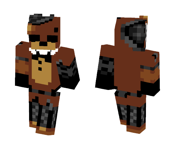 Ignited Freddy Fazbear - Male Minecraft Skins - image 1