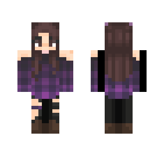 Purple (Brooke) - Female Minecraft Skins - image 2