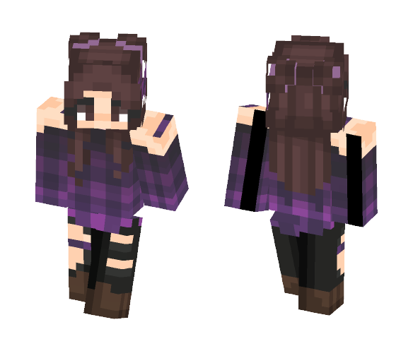 Purple (Brooke) - Female Minecraft Skins - image 1