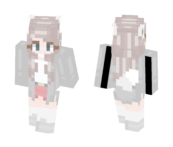Snow Wolf | Wh♥tever - Female Minecraft Skins - image 1