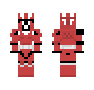 Axe - Red Mist Squadron - Male Minecraft Skins - image 2