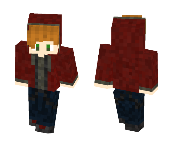 Redhead Hoodie - Male Minecraft Skins - image 1