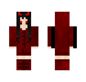 Red Devil Girl - Girl Minecraft Skins - image 2