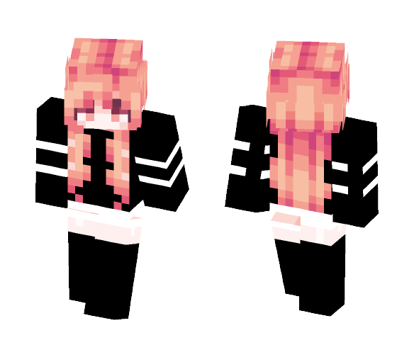 Sunset - Sweater w/ Stripes - Female Minecraft Skins - image 1