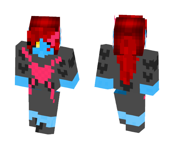 AloneTale Undyne The Undying - Male Minecraft Skins - image 1