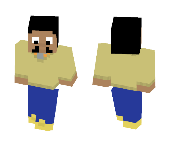Mr GoldenFold (Rick and Morty) - Male Minecraft Skins - image 1