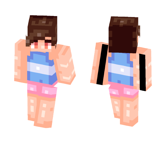 man with CUTE pink shorts - Male Minecraft Skins - image 1