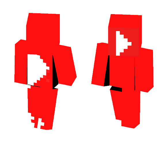 youtube play button - Male Minecraft Skins - image 1