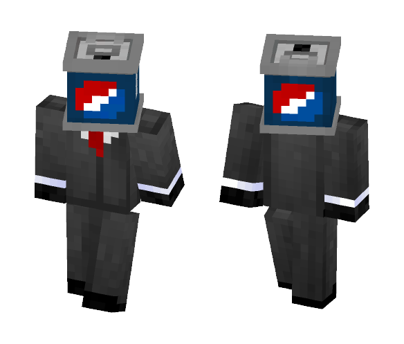 Pepsi Tuxedo - Male Minecraft Skins - image 1