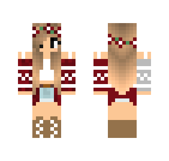 Pretty red outfit - Female Minecraft Skins - image 2