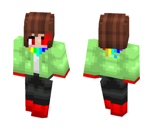 Chara Storyshift (Bad Time) - Other Minecraft Skins - image 1