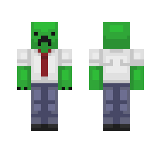 Business Casual Creeper - Male Minecraft Skins - image 2