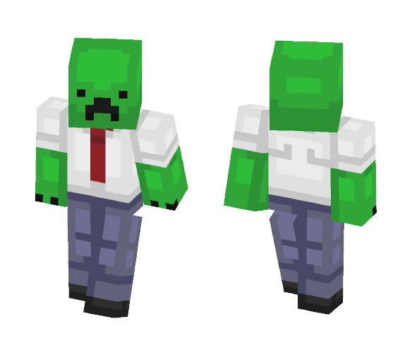 Business Casual Creeper - Male Minecraft Skins - image 1