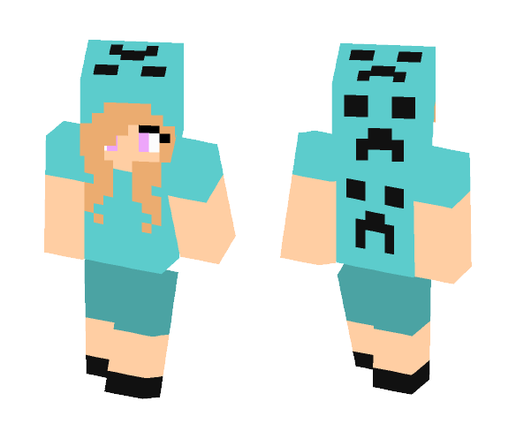 Creeper girl - Girl Minecraft Skins - image 1