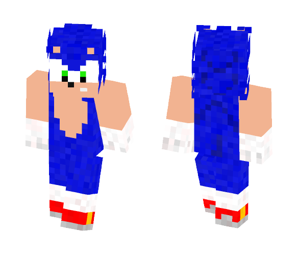 Sonic The Hedgehog: Sonic - Male Minecraft Skins - image 1