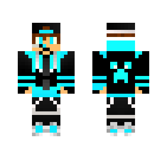 Blue Boy Youtuber - Boy Minecraft Skins - image 2