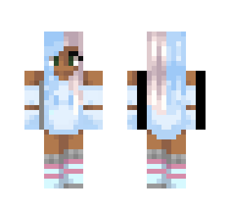 cotton candy ying yang - Female Minecraft Skins - image 2