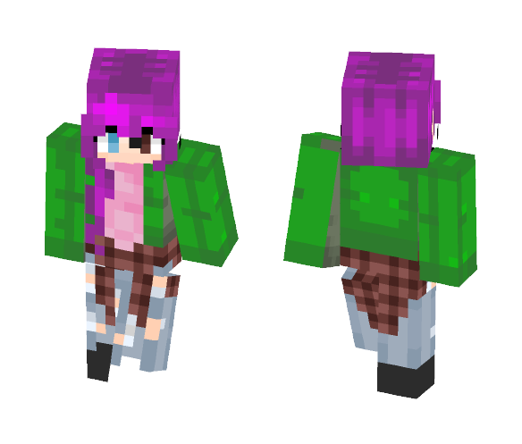AloneTale Frisk - Female Minecraft Skins - image 1