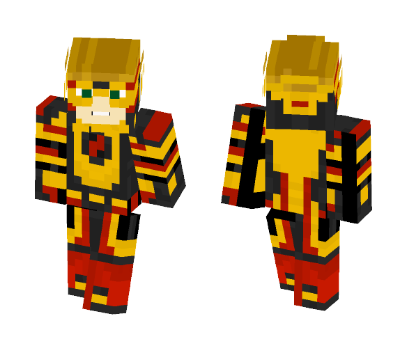 Custom Kid Flash(Complete) - Male Minecraft Skins - image 1