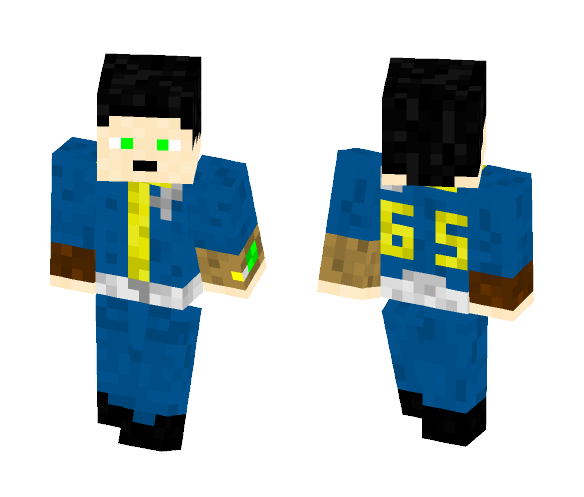 Vault 65 With Pipboy - Male Minecraft Skins - image 1