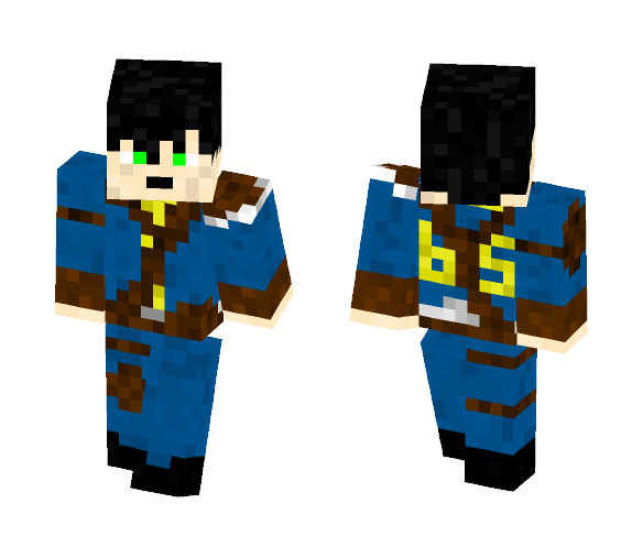 Vault 65 Armored - Male Minecraft Skins - image 1