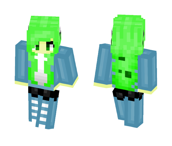 Slime Girl!!!! - Female Minecraft Skins - image 1