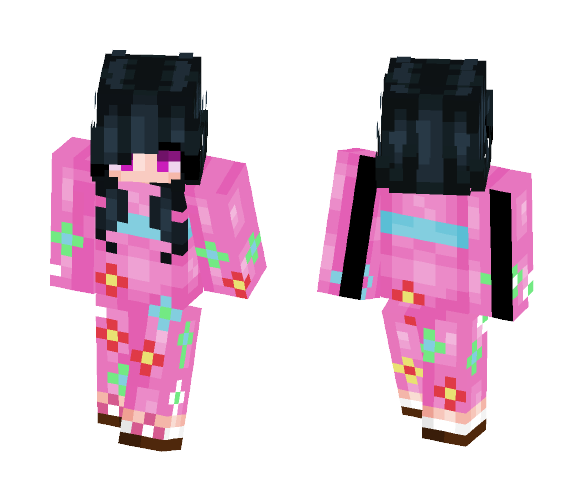 Pixel || cherry tree - Female Minecraft Skins - image 1