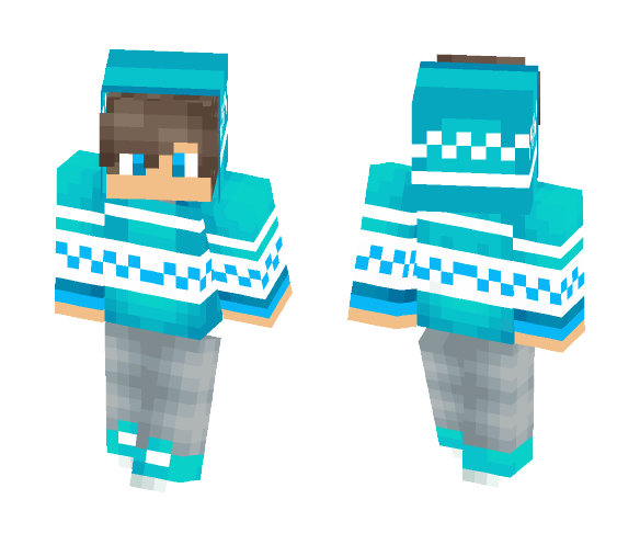 Ami // Cute Blue Winter Boy - Boy Minecraft Skins - image 1
