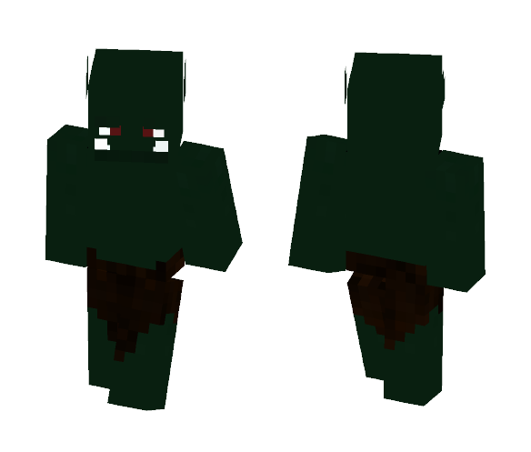 Green Orc Mad - Male Minecraft Skins - image 1