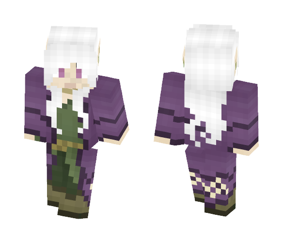 Cheza's Foxglove Coat - Female Minecraft Skins - image 1