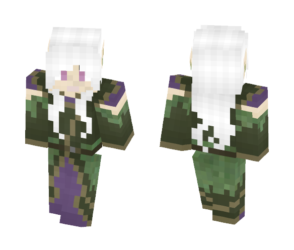 Elegant Druid Cheza - Female Minecraft Skins - image 1