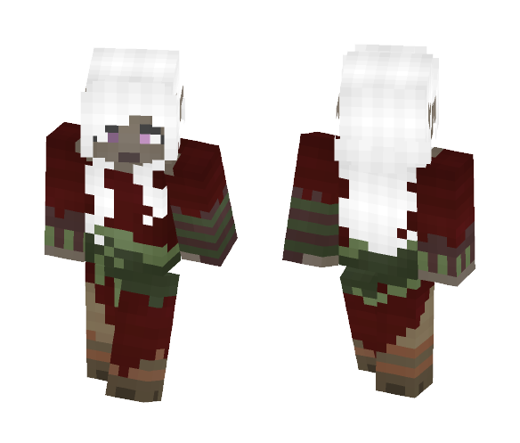 Catling's Robe - Female Minecraft Skins - image 1