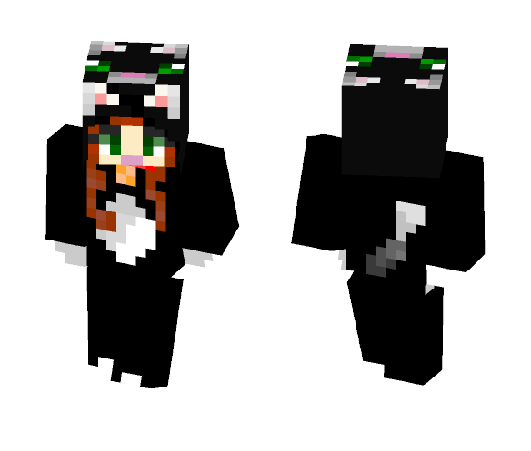 Black Cat Onesie :D - Cat Minecraft Skins - image 1