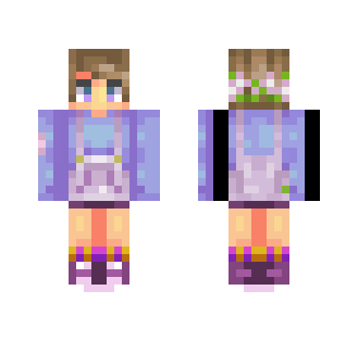 Flowers And Overalls - Male Minecraft Skins - image 2