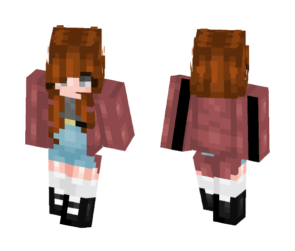 Pixel || It's almost fall - Female Minecraft Skins - image 1