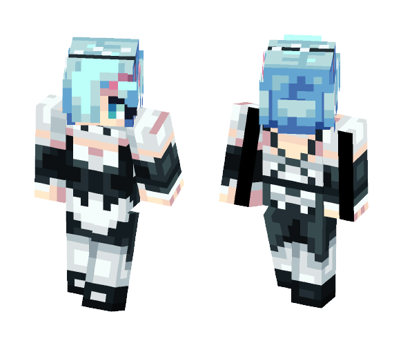 Rem and Ram [Re:Zero] - Female Minecraft Skins - image 1
