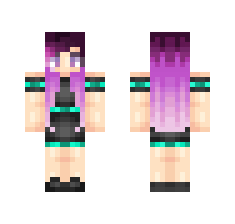 Neon Girl - Girl Minecraft Skins - image 2