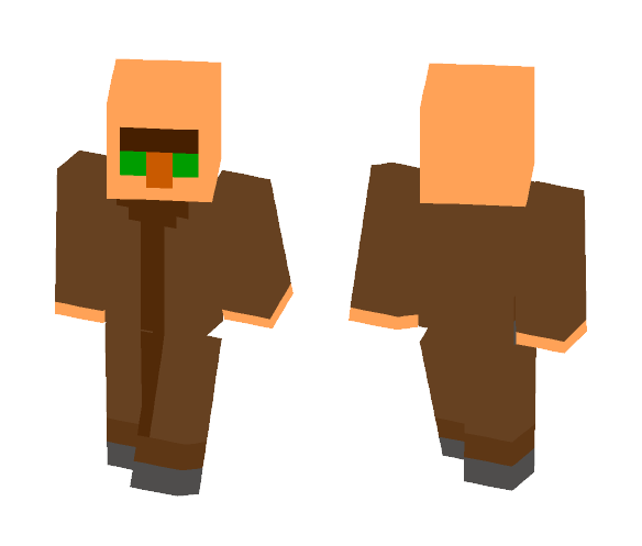 8-BIT Villager - Male Minecraft Skins - image 1