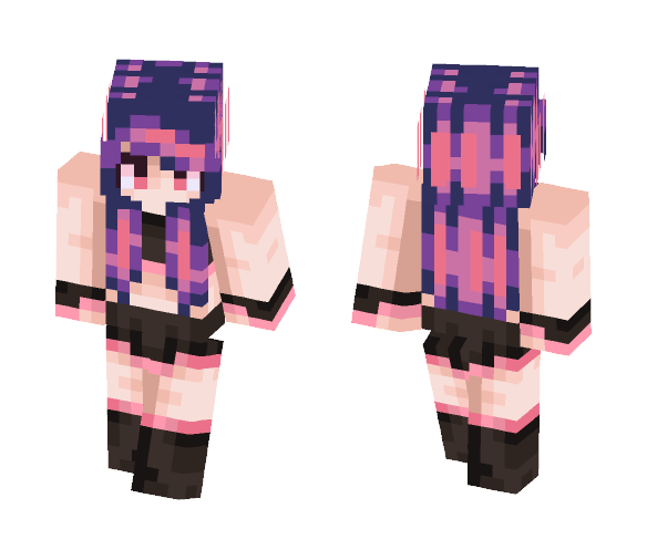♦ Electric Pink ♦ - Female Minecraft Skins - image 1