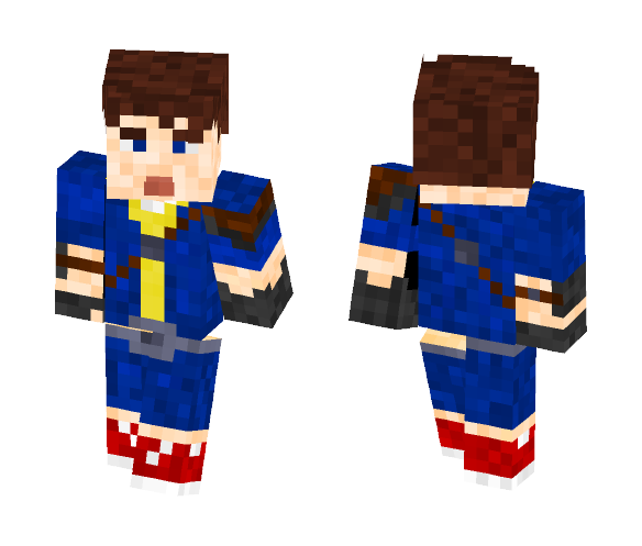 Vault Utility Jumpsuit - Male Minecraft Skins - image 1