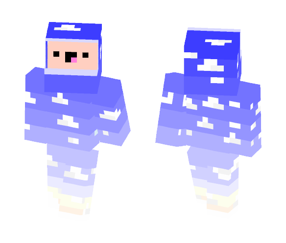 Derp Baby Cloud Onesie - Baby Minecraft Skins - image 1