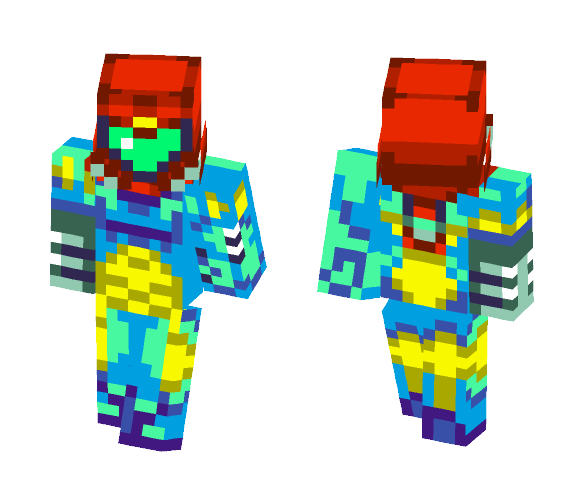 Samus Aran - Metroid Fusion - Female Minecraft Skins - image 1
