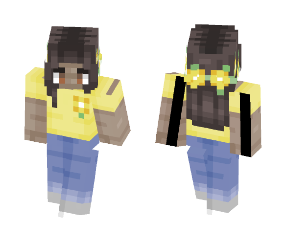 SunFlower Queen - Female Minecraft Skins - image 1