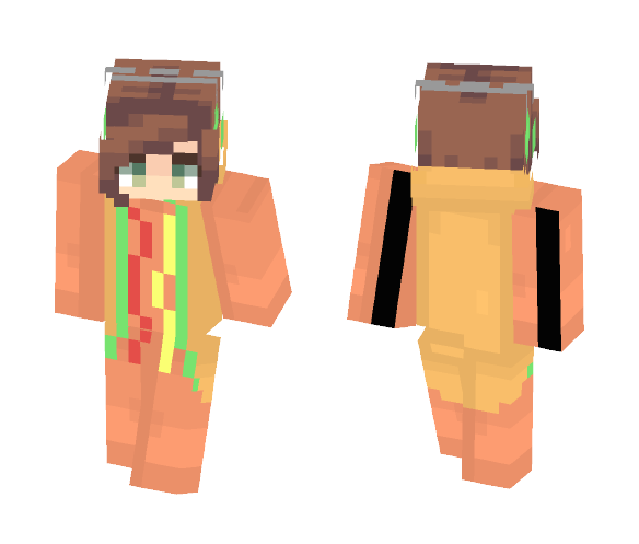 ❀ | Dancing Hot Dog - Dog Minecraft Skins - image 1