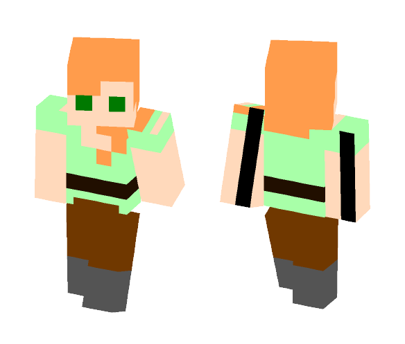 8-BIT Alex - Female Minecraft Skins - image 1
