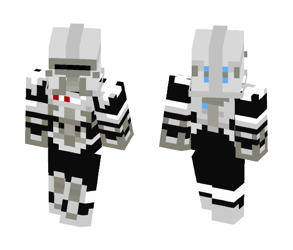 Retro-Futuristic Robot Man - Interchangeable Minecraft Skins - image 1